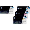 HP Original 645A Toner 4er Set schwarz, cyan, magenta, gelb(C9730A, C9731A, C9733A, C9732A) (OPC9730A)