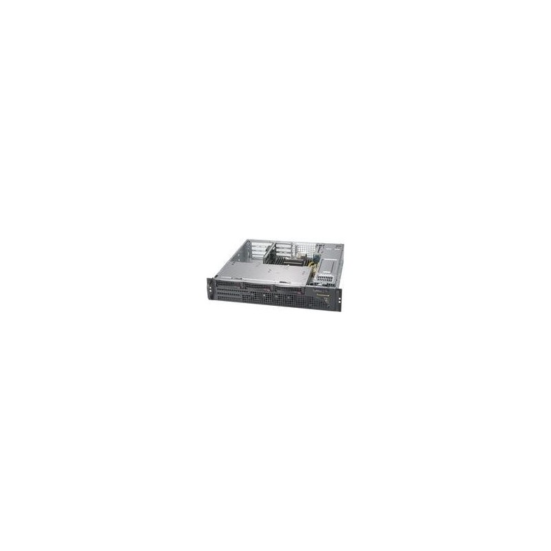 Super Micro Supermicro SC825M BTQC-R802WB - Rack - einbaufähig - 2U - verbessertes, erweitertes ATX - SATA/SAS - Hot-Swap 800 W
