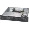 Super Micro Supermicro SC825M BTQC-R802WB - Rack - einbaufähig - 2U - verbessertes, erweitertes ATX - SATA/SAS - Hot-Swap 800 W