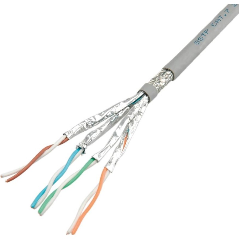 Roline - Bulkkabel - 300 m - SFTP, PiMF - CAT 6a - robust - Grau