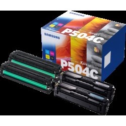 HP Inc Samsung CLT-P504C - 4er-Pack - Schwarz, Gelb, Cyan, Magenta - Original - Tonerpatrone (SU400A) - für Samsung CLP-415, CL