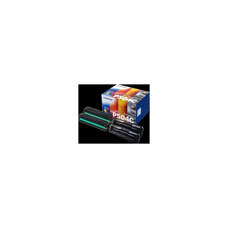 HP Inc Samsung CLT-P504C - 4er-Pack - Schwarz, Gelb, Cyan, Magenta - Original - Tonerpatrone (SU400A) - für Samsung CLP-415, CL