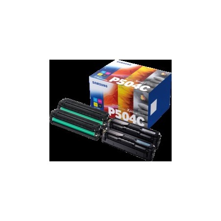 HP Inc Samsung CLT-P504C - 4er-Pack - Schwarz, Gelb, Cyan, Magenta - Original - Tonerpatrone (SU400A) - für Samsung CLP-415, CL