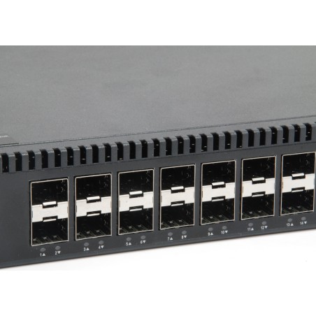 LevelOne KILBY GTL-2872 - Switch - L3 Lite - verwaltet - 20 x Gigabit SFP + 4 x Shared 10/100/1000 + 4 x 10 Gigabit SFP+ - an R