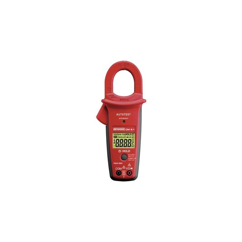 Stromzange Hand-Multimeter digital CM 5-1 Kalibriert nach Werksstandard (044066)