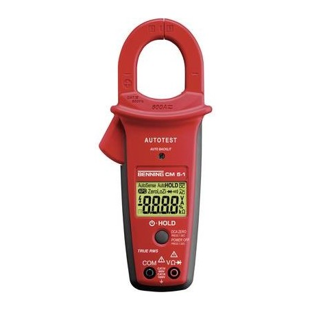 Stromzange Hand-Multimeter digital CM 5-1 Kalibriert nach Werksstandard (044066)