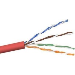 ACT Cat6a - 305m 305m Cat6a U/FTP (STP) Rot Netzwerkkabel (EP455B)