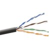 ACT Cat6a - 305m 305m Cat6a U/UTP (UTP) Schwarz Netzwerkkabel (EP459B)