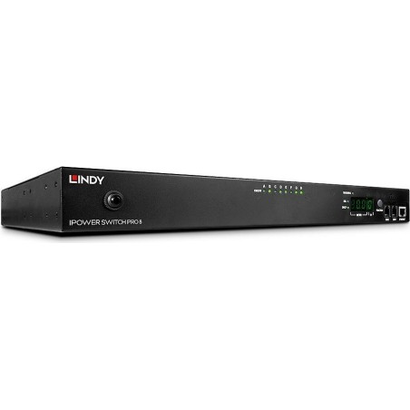 Lindy IPower Switch Pro 8 - Power Control Unit (Rack - einbaufähig) - Ethernet 10/100 - Ausgangsanschlüsse: 8