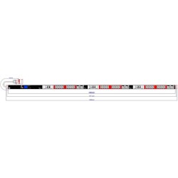 Bachmann PDU BlueNet BN2000ALU 1HE 24xC13 6xC19 6xLS moni 565,77 2.263,08BN2000auf drei Phasen aufgeteilt,Phasen farblich marki