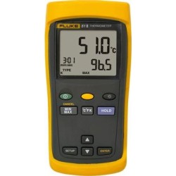 Fluke 51 II Temperatur-Messgerät -250 bis +1372 C Fühler-Typ J, K, T, E (1281142)