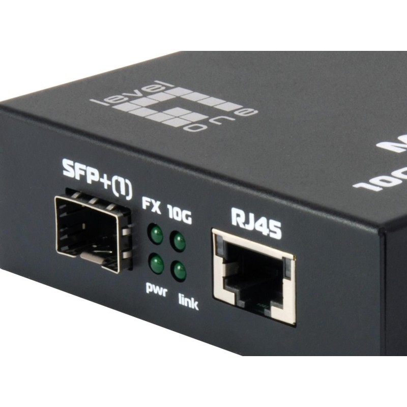 LevelOne GVT-0500 - Medienkonverter - 10 GigE - 10GBase-X, 10GBase-T, CWDM, DWDM - RJ-45 / SFP+
