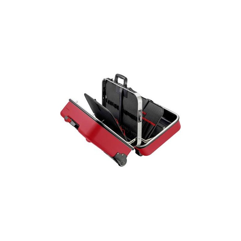 Knipex "BIG Twin Move RED" - Koffer mit Rollen für Werkzeuge - Strapazierfähiges Polyestergewebe (98 99 15 LE)