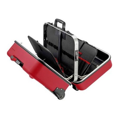 Knipex "BIG Twin Move RED" - Koffer mit Rollen für Werkzeuge - Strapazierfähiges Polyestergewebe (98 99 15 LE)
