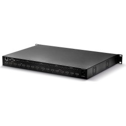 Lindy 8x8 HDMI 18G Matrix mit Video Wall Scaling Unterbrechungsfreies Umschalten zwischen 8 Displays & 8 Quellgeräten oder Erst
