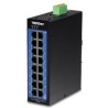 TRENDnet TI-G160I - Switch - managed - 16 x 10/100/1000 - an DIN-Schiene montierbar - Gleichstrom
