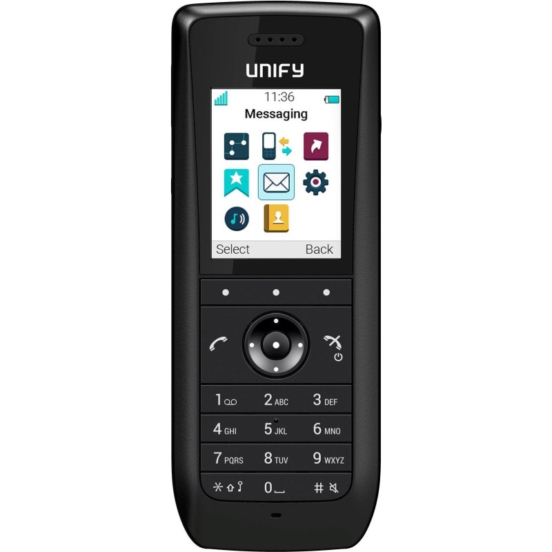 Unify OpenScape WLAN Phone WL4 - Schnurloses VoIP-Telefon - mit Bluetooth-Schnittstelle - IEEE 802,11a/b/g/n/ac (Wi-Fi) - SIP,