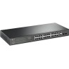 TP-Link Easy Smart SG1428PE - Switch - Smart - 24 x 10/100/1000 (PoE+) + 2 x 10/100/1000 - an Rack montierbar - PoE+ (250 W) -