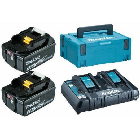 Makita Energy Kit 198077-8 2x BL1860B + DC18RD (198077-8)