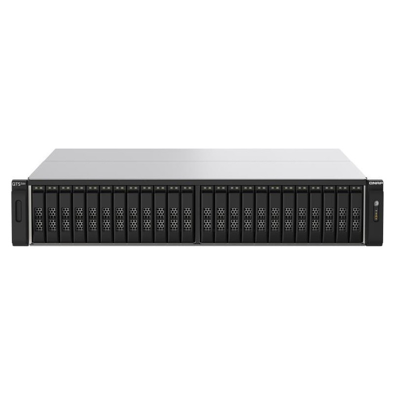 QNAP TS-H2490FU - NAS-Server - 24 Schächte - Rack - einbaufähig - PCI Express 3.0 x4 (NVMe) - RAID 0, 1, 5, 6, 10, 50, JBOD, 60