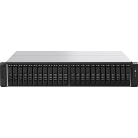 QNAP TS-H2490FU - NAS-Server - 24 Schächte - Rack - einbaufähig - PCI Express 3.0 x4 (NVMe) - RAID 0, 1, 5, 6, 10, 50, JBOD, 60