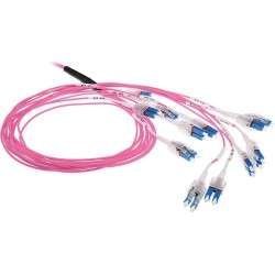 ACT 15 meter Multimode 50/125 OM4 Preterm fiber cable 24F LC Polarity Twist (DC5503)
