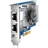 QNAP QXG-10G2T-X710 - Netzwerkadapter - PCIe 3.0 x4 Low-Profile - 10Gb Ethernet x 2 - für QNAP QSW-1208-8C, QSW-M2108-2C