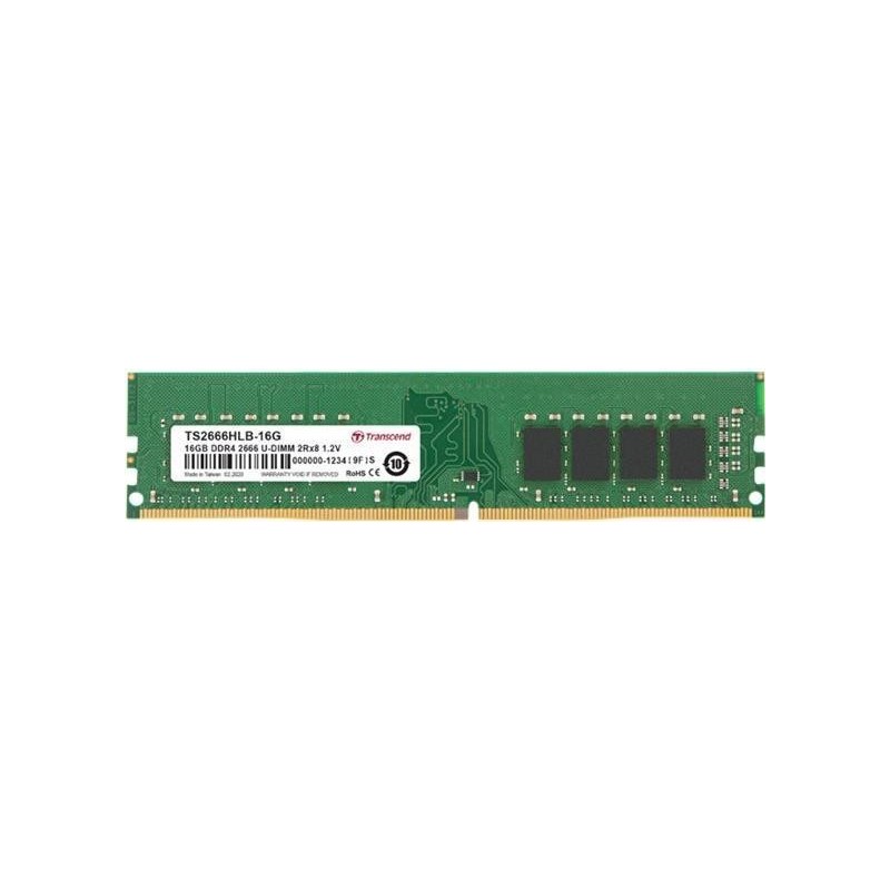 Transcend JetRAM - DDR4 - Modul - 16 GB - DIMM 288-PIN - 3200 MHz / PC4-25600 - CL22 - 1.2 V - ungepuffert - non-ECC (JM3200HLB