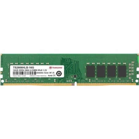Transcend JetRAM - DDR4 - Modul - 16 GB - DIMM 288-PIN - 3200 MHz / PC4-25600 - CL22 - 1.2 V - ungepuffert - non-ECC (JM3200HLB