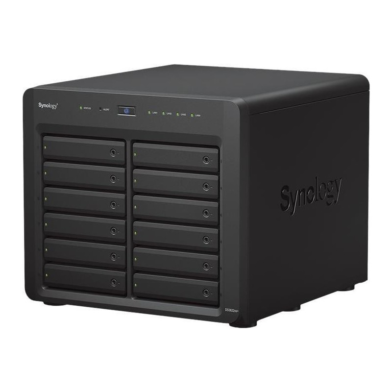 Synology Disk Station DS3622XS+ - NAS-Server - 12 Schächte - SATA 6Gb/s - RAID 0, 1, 5, 6, 10, JBOD, RAID F1 - RAM 16 GB - Giga
