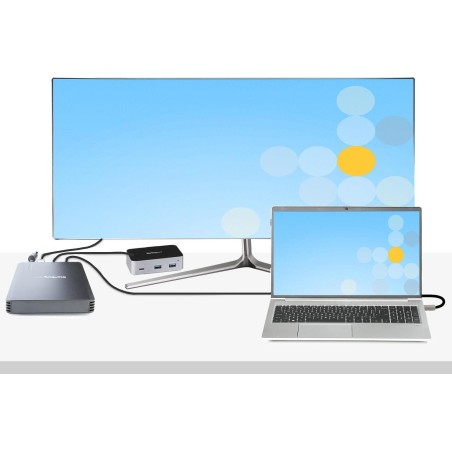 StarTech.com 4 Bay Thunderbolt 3&trade, NVMe Gehäuse - für M.2 NVMe SSD Laufwerke - 1x DisplayPort Video/ 2x TB3 Downstream Por