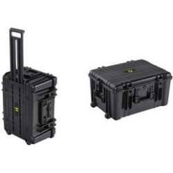 allit Universalkoffer DinoPlus Outdoor FR 26, schwarz aus schlagfestem Polypropylen (PP), mit Schaumstoffeinlage, - 1 Stück (