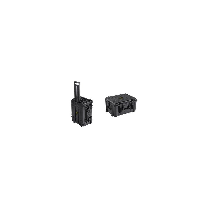 allit Universalkoffer DinoPlus Outdoor FR 26, schwarz aus schlagfestem Polypropylen (PP), mit Schaumstoffeinlage, - 1 Stück (