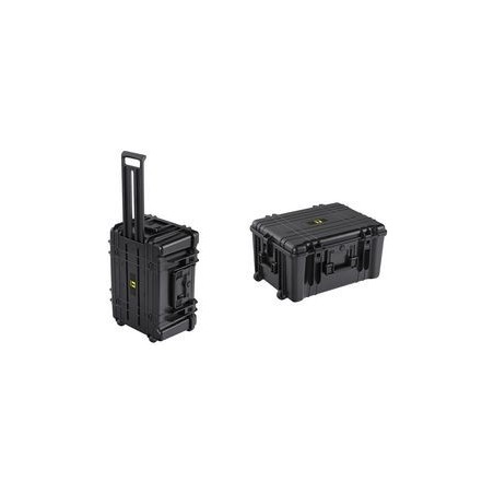 allit Universalkoffer DinoPlus Outdoor FR 26, schwarz aus schlagfestem Polypropylen (PP), mit Schaumstoffeinlage, - 1 Stück (