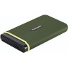 Transcend ESD380C - 1000 GB - USB Typ-A auf USB Typ-C - 3.2 Gen 2 (3.1 Gen 2) - 2000 MB/s - Passwortschutz - Grün (TS1TESD380C)