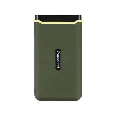 Transcend ESD380C - 2000 GB - USB Typ-A auf USB Typ-C - 3.2 Gen 2 (3.1 Gen 2) - 2000 MB/s - Passwortschutz - Grün (TS2TESD380C)