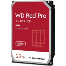 WD Red Pro WD221KFGX - Festplatte - 22TB - intern - 3.5" (8,9 cm) - SATA 6Gb/s - 7200 U/min - Puffer: 512MB (WD221KFGX)