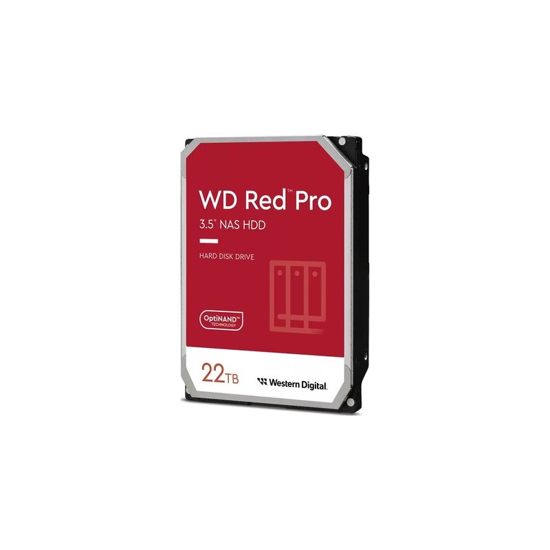 WD Red Pro WD221KFGX - Festplatte - 22TB - intern - 3.5" (8,9 cm) - SATA 6Gb/s - 7200 U/min - Puffer: 512MB (WD221KFGX)