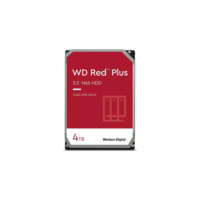WD Red Plus WD40EFPX - Festplatte - 4TB - intern - 3.5" (8,9 cm) - SATA 6Gb/s - 5400 U/min - Puffer: 256MB (WD40EFPX)