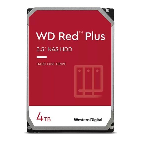WD Red Plus WD40EFPX - Festplatte - 4TB - intern - 3.5" (8,9 cm) - SATA 6Gb/s - 5400 U/min - Puffer: 256MB (WD40EFPX)