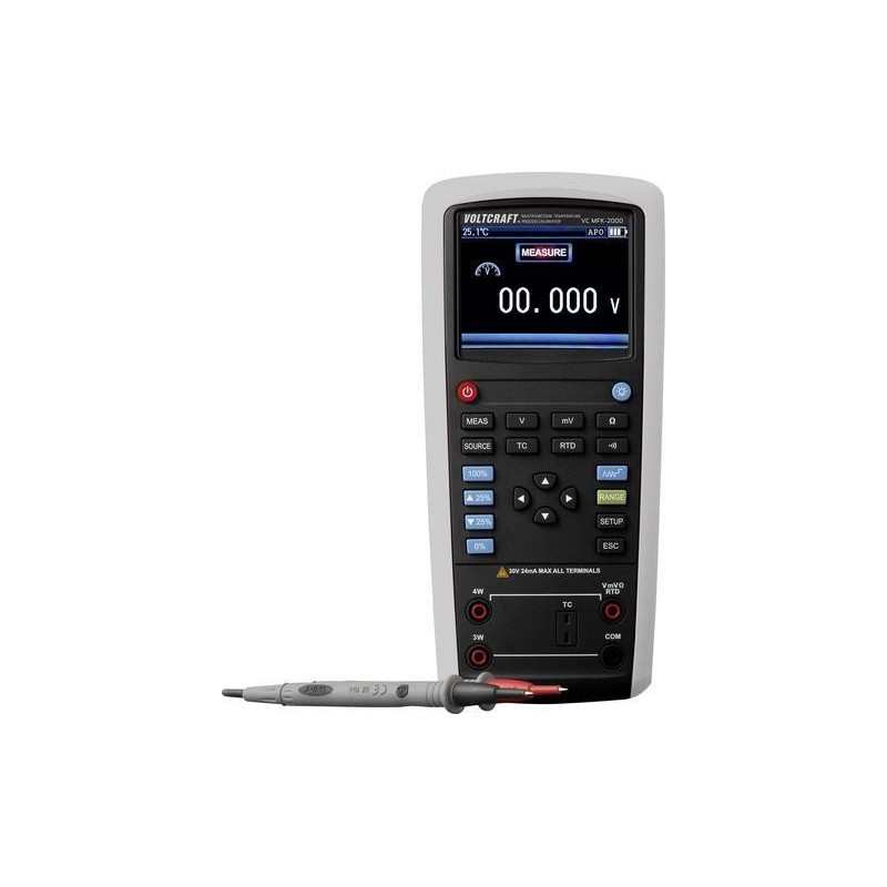 VOLTCRAFT VC MFK-2000 Kalibrator Temperatur 6x Mignon-Akku AA (enthalten) (VC-11947160)