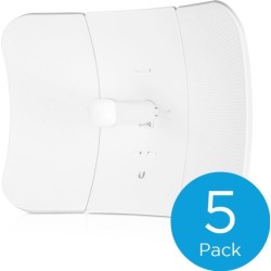 Ubiquiti 5 GHz LiteBeam ac Long-Range CPE, 26 dBi, mit Dedicated MGMT Radio, 5er-Pack AirMax (LBE-5AC-LR-5)