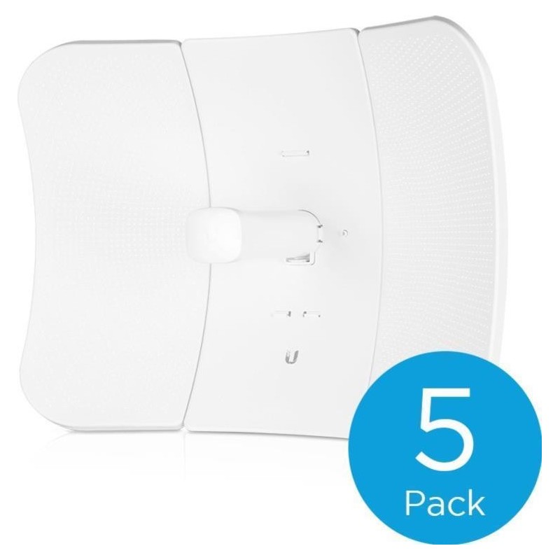 Ubiquiti 5 GHz LiteBeam ac Long-Range CPE, 26 dBi, mit Dedicated MGMT Radio, 5er-Pack AirMax (LBE-5AC-LR-5)