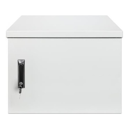INTELLINET Industrieller IP55 48,30cm (19") Wandverteiler mit integrierten Lüftern, 9 HE 600 mm Tiefe, Kühleinheit mit zwei Lüf