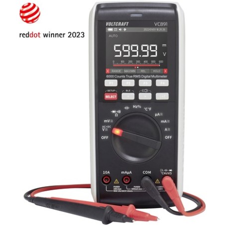 VOLTCRAFT VC891 Hand-Multimeter digital Datenlogger CAT III 1000 V, CAT IV 600 V Anzeige (Counts): 60000 (VC-12884330)