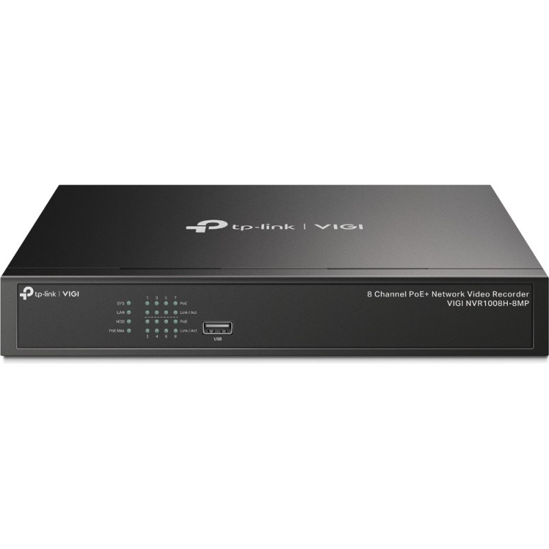TP-Link VIGI NVR1008H-8MP - 8 Kanäle - 3840 x 2160 Pixel - 720p - 1080p - 2160p - 3840x2160,1920x1080 - 1680x1050 - 1440x900 -