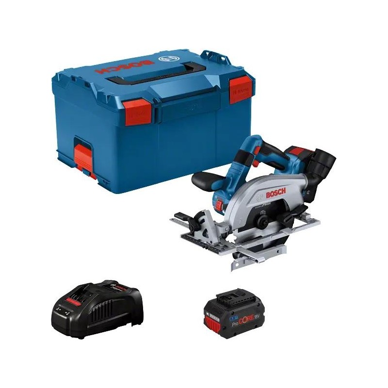 Bosch GKS 18V-57-2 L PROFESSIONAL 16,5 cm Schwarz - Blau - Silber 5000 U/min (06016C1102)