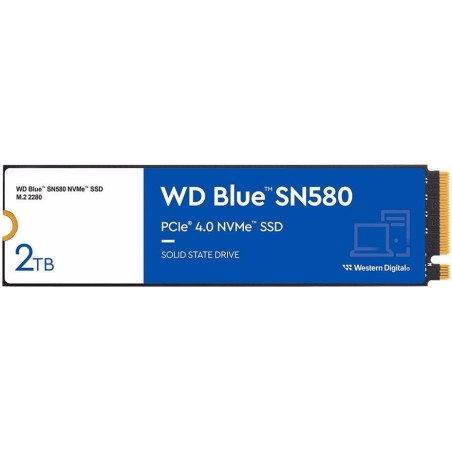 WD Blue SN580 WDS200T3B0E - SSD - 2 TB - intern - M.2 2280 - PCIe 4.0 x4 (NVMe)