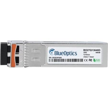 Kompatibler Extreme Networks 25G-ER-SFP40KM BlueOptics SFP28 Transceiver, LC-Duplex, 25GBASE-ER, Singlemode Fiber, 1310nm, 40KM