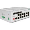 Digitus 8 Port Gigabit Ethernet Netzwerk PoE Switch, Industrial, L2 managed, 4 SFP Uplink. Switch-Typ: Managed, Switch-Ebene: L